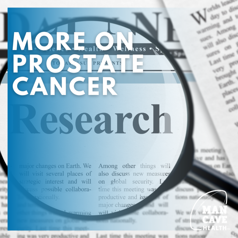 More On Prostate Cancer research